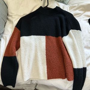 Multicolor Block Sweater